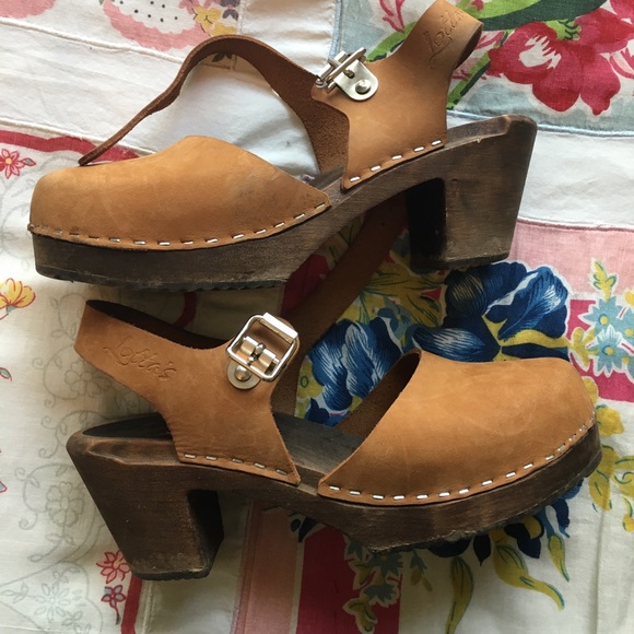 Lotta From Stockholm Shoes - Lotta Clogs high wood oiled nubuck size 38